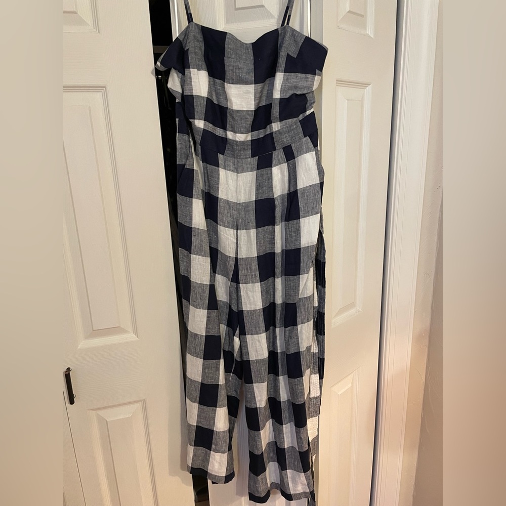J crew linen jumpsuit